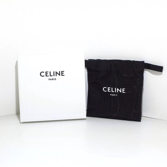CELINE Trionf Chain Pearl Earrings - Gold Cream Hardware Fake Pearl 390-081725 - Picture 7 of 7